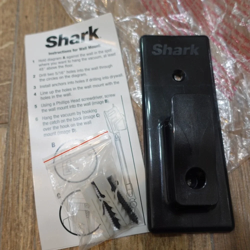 New Shark Wall Mount‎ bracket 240FFJV300 Rocket DuoClean Vacuums with screws